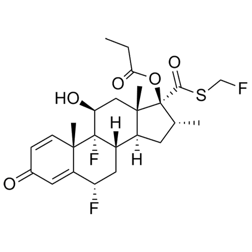 Show details for Fluticasone Impurity (17-alpha Propionate) Picture of Fluticasone Impurity (17-alpha Propionate)