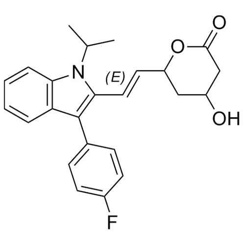 Picture of Fluvastatin lactone (racemic mixture)