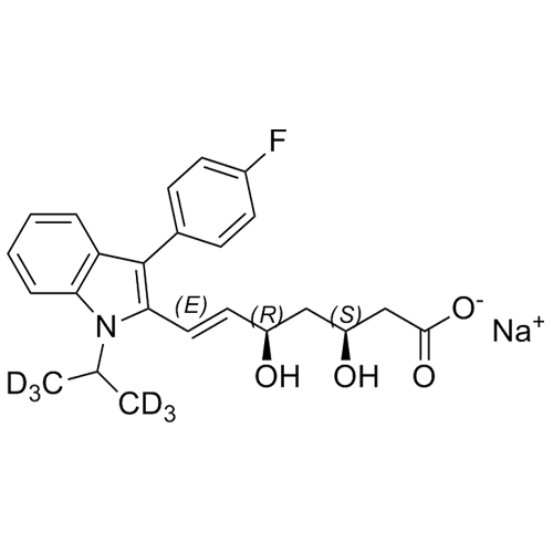 Picture of (3S,5R)-Fluvastatin-d6 Sodium Salt