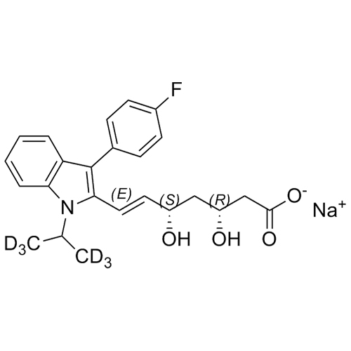 Picture of (3R,5S)-Fluvastatin-d6 Sodium Salt