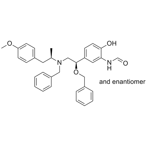 Picture of rac-O-Benzyl N-Benzyl Formoterol (Mixture of Diastereomers)