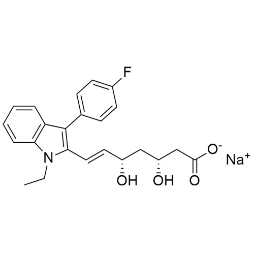 Picture of Fluvastatin N-Ethyl Impurity Sodium Salt