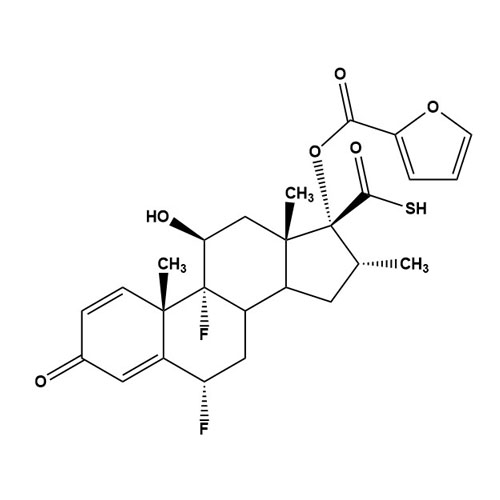 Show details for Fluticasone Thioacid-17-Furoate Picture of Fluticasone Thioacid-17-Furoate