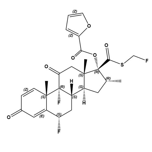 Picture of Fluticasone Furoate 11-Keto Impurity