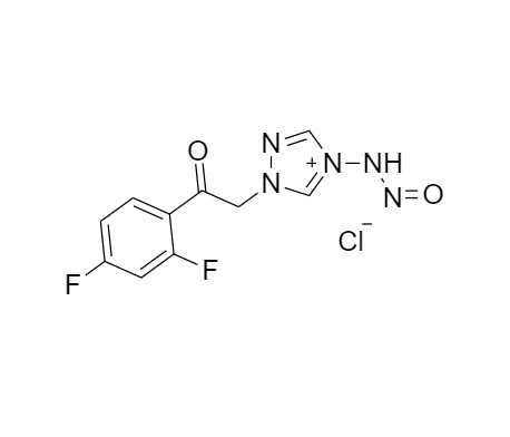 Show details for Fluconazole 4-Nitroso Amino Chloride Impurity Picture of Fluconazole 4-Nitroso Amino Chloride Impurity