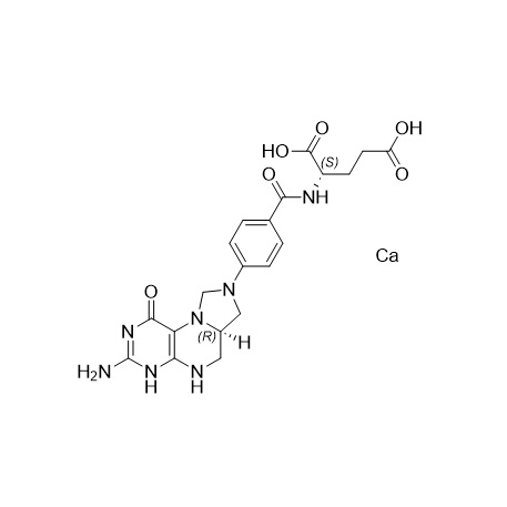 Show details for L-(+)-Methylenetetrahydrofolic acid Calcium Salt Picture of L-(+)-Methylenetetrahydrofolic acid Calcium Salt