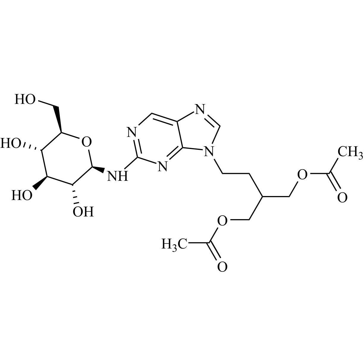 Picture of Famciclovir N1-Glucose Adduct