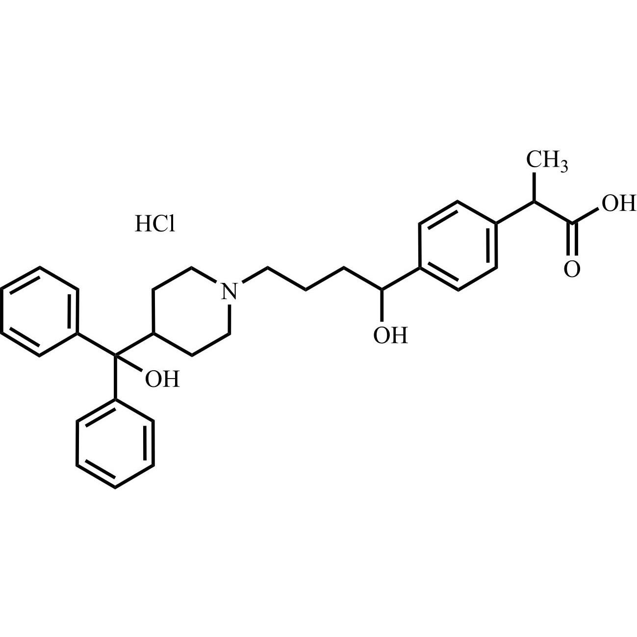 Picture of Fexofenadine EP Impurity F HCl (Mixture of Diastereomers)