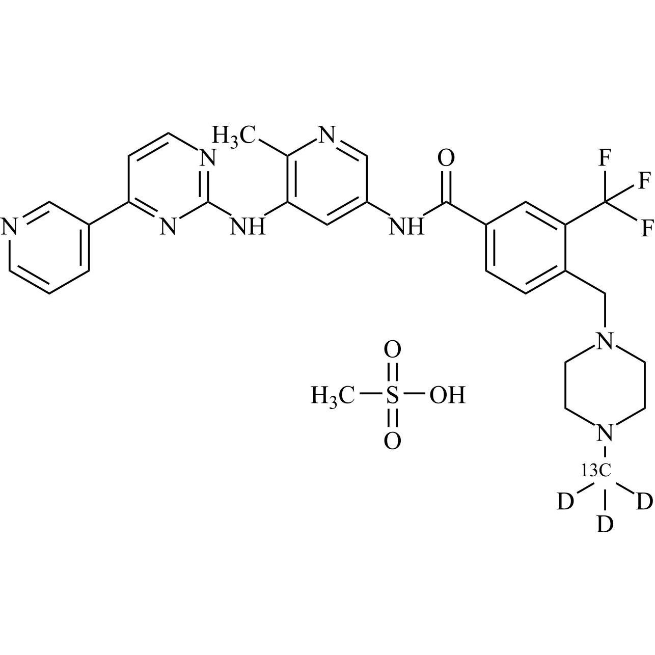 Picture of Flumatinib Mesylate-13C, d3
