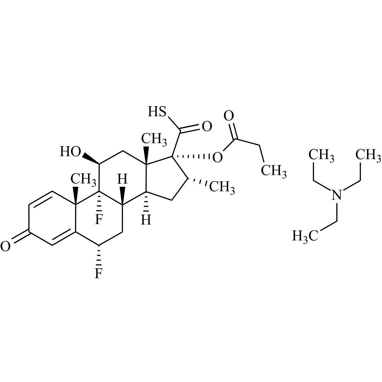 Show details for Fluticasone Impurity 3 Triethylamine Salt Picture of Fluticasone Impurity 3 Triethylamine Salt