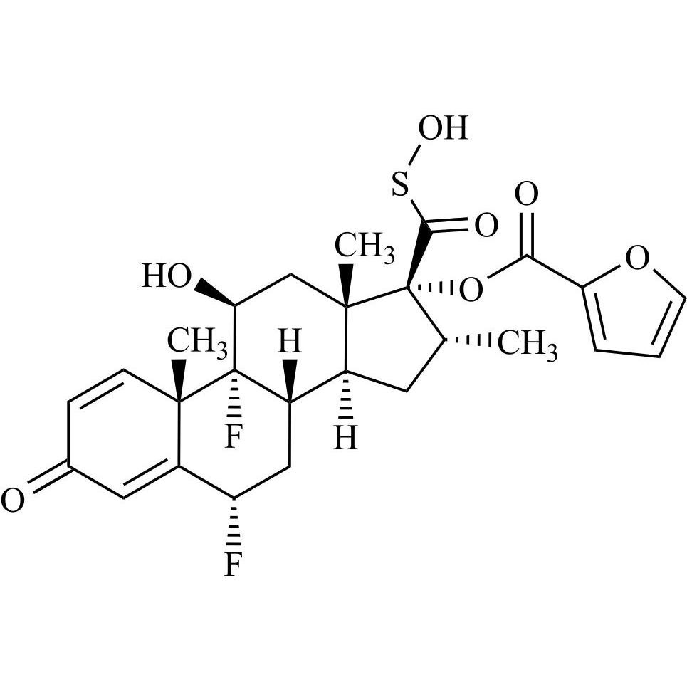 Show details for Fluticasone Furoate Sulfenic Acid Impurity Picture of Fluticasone Furoate Sulfenic Acid Impurity