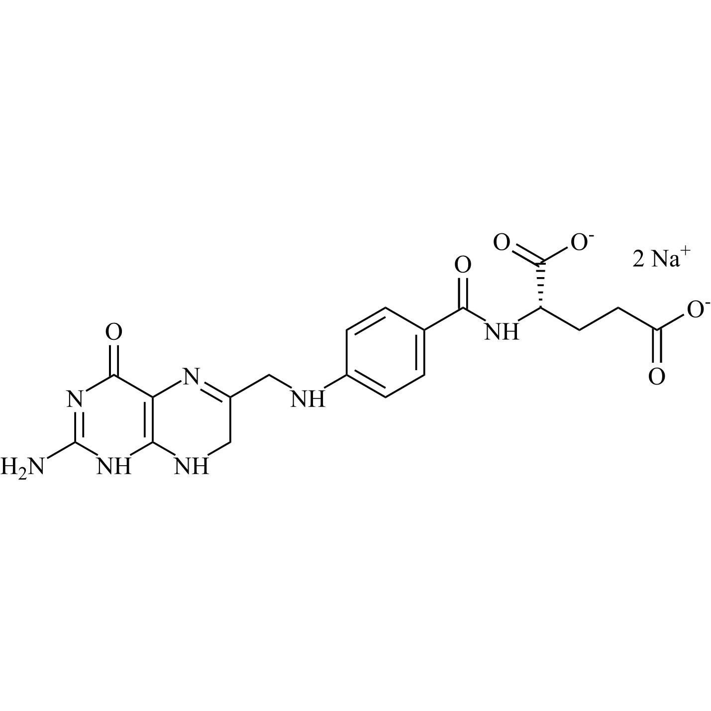 Picture of Folinic Acid EP Impurity G Disodium Salt (7,8-Dihydrofolic Acid Disodium Salt)