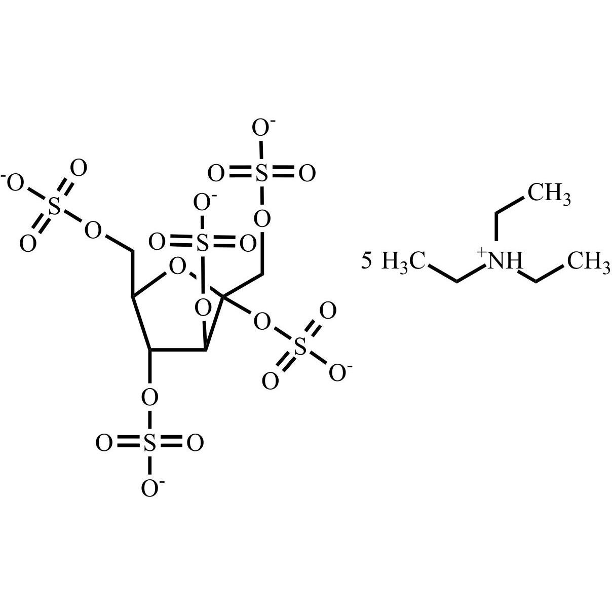 Picture of Fructose pentasulfate triethylamine salt