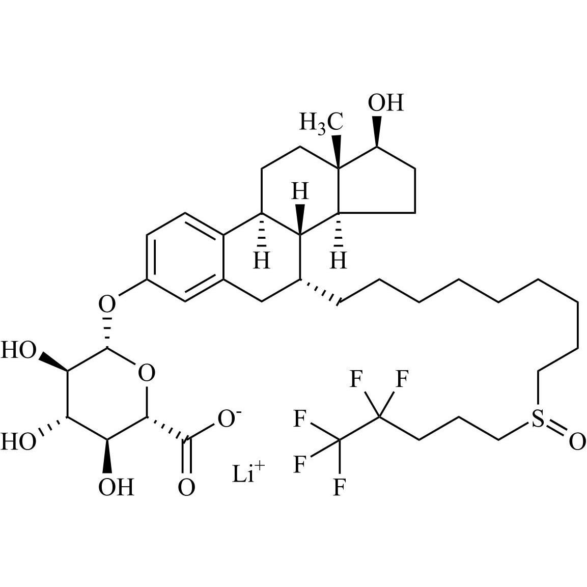 Show details for Fulvestrant-3-Glucuronide Lithium Salt Picture of Fulvestrant-3-Glucuronide Lithium Salt