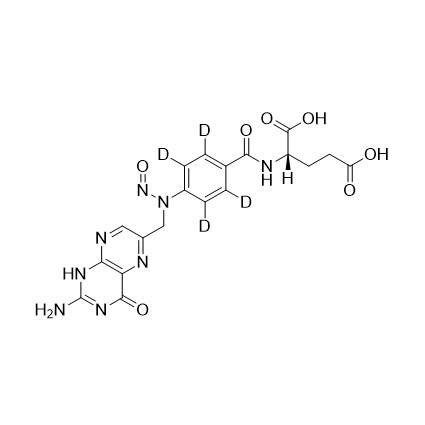 Show details for N-Nitroso Folinic Acid Impurity C-d4 Picture of N-Nitroso Folinic Acid Impurity C-d4