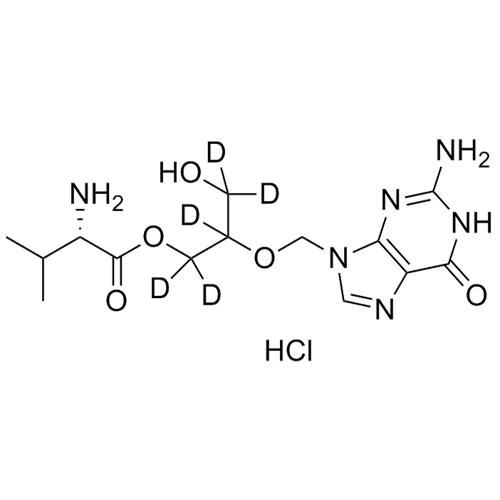 Picture of Valganciclovir-d5 HCl (Mixture of Diastereomers)