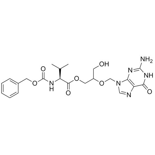 Picture of N-Carbobenzyloxy-L-valinyl-ganciclovir