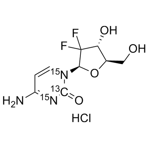 Show details for Gemcitabine-13C-15N2 HCl Picture of Gemcitabine-13C-15N2 HCl