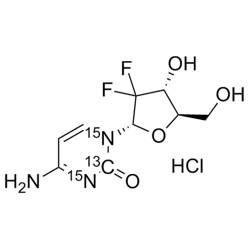 Picture of alpha-Gemcitabine-13C-15N2 HCl