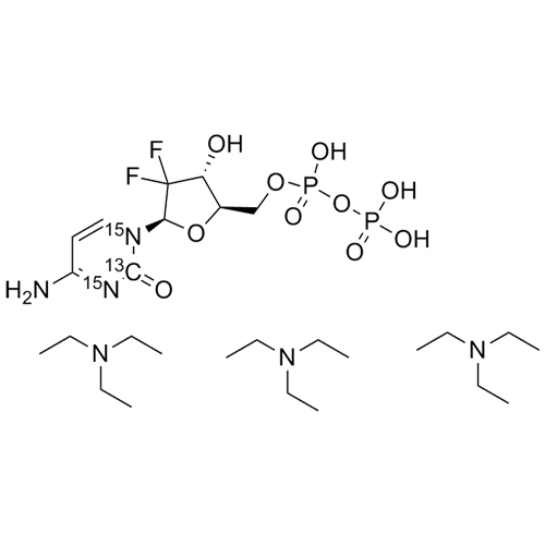 Picture of Gemcitabine Diphosphate-13C-15N2 Tri(triethylamine) Salt