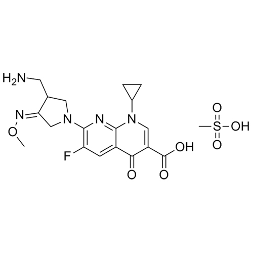 Show details for Gemifloxacin Mesylate Picture of Gemifloxacin Mesylate