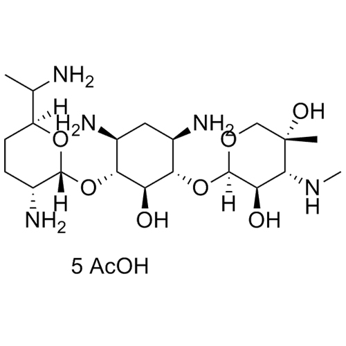 Show details for Gentamicin C2 Pentaacetate Salt Picture of Gentamicin C2 Pentaacetate Salt