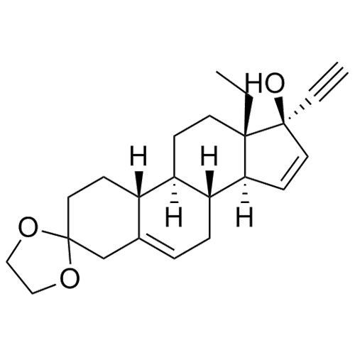 Show details for Gestodene EP Impurity J (Gestodene Ketal) Picture of Gestodene EP Impurity J (Gestodene Ketal)
