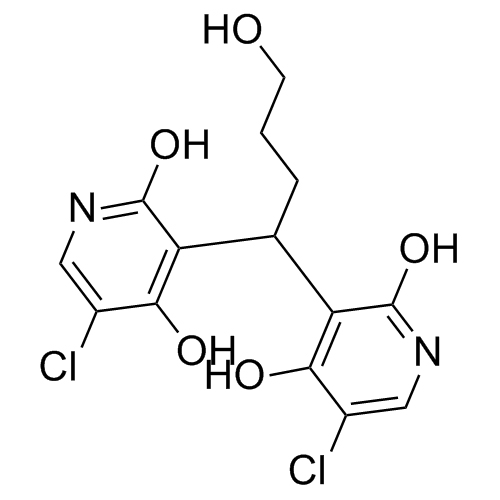 Show details for 3,3'-(4-hydroxybutane-1,1-diyl)bis(5-chloropyridine-2,4-diol) Picture of 3,3'-(4-hydroxybutane-1,1-diyl)bis(5-chloropyridine-2,4-diol)