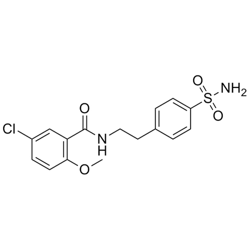 Show details for Glibenclamide (Glyburide) EP Impurity A Picture of Glibenclamide (Glyburide) EP Impurity A