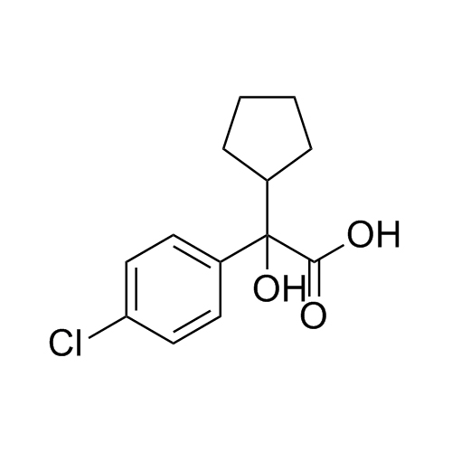 Show details for 2-(4-chlorophenyl)-2-cyclopentyl-2-hydroxyaceticacid Picture of 2-(4-chlorophenyl)-2-cyclopentyl-2-hydroxyaceticacid