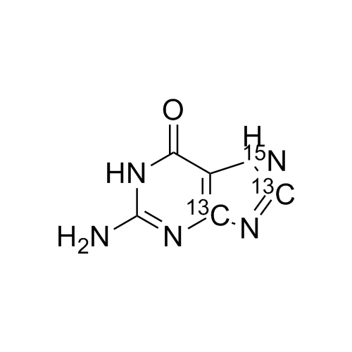 Show details for Guanine-13C2-15N Picture of Guanine-13C2-15N
