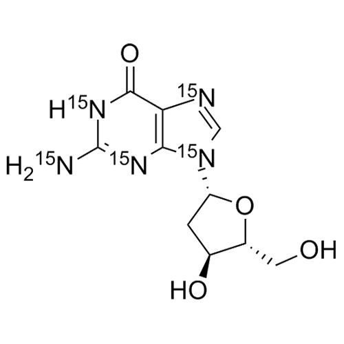 Show details for 2-Deoxyguanosine-15N5 Picture of 2-Deoxyguanosine-15N5