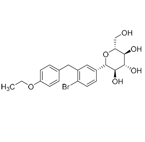 Show details for 4-Deschloro-4-bromo Dapagliflozin Picture of 4-Deschloro-4-bromo Dapagliflozin