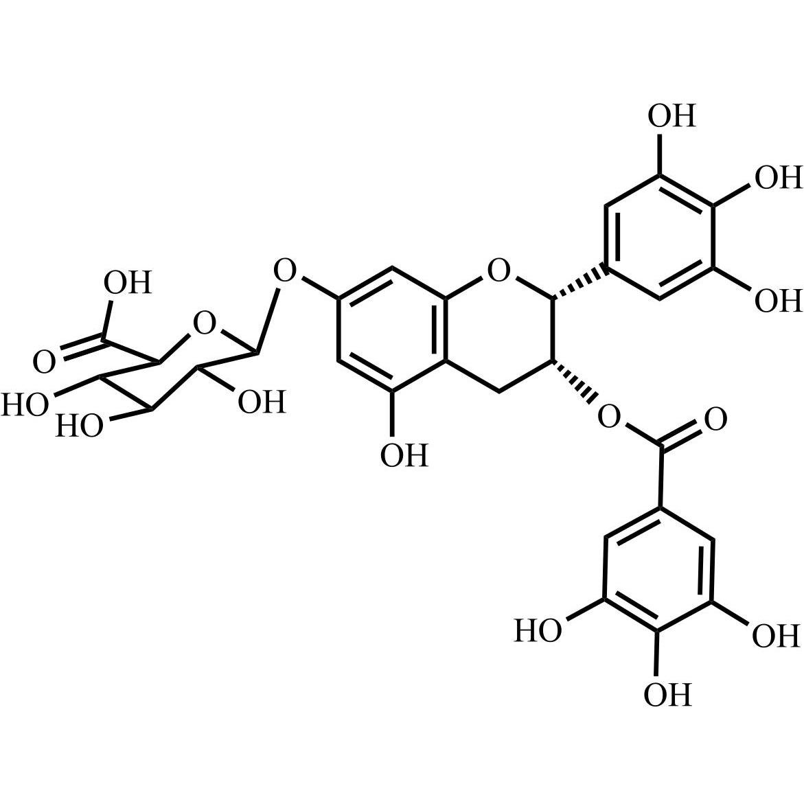 Picture of (-)-Epigallocatechin Gallate-beta-D- Glucuronide D