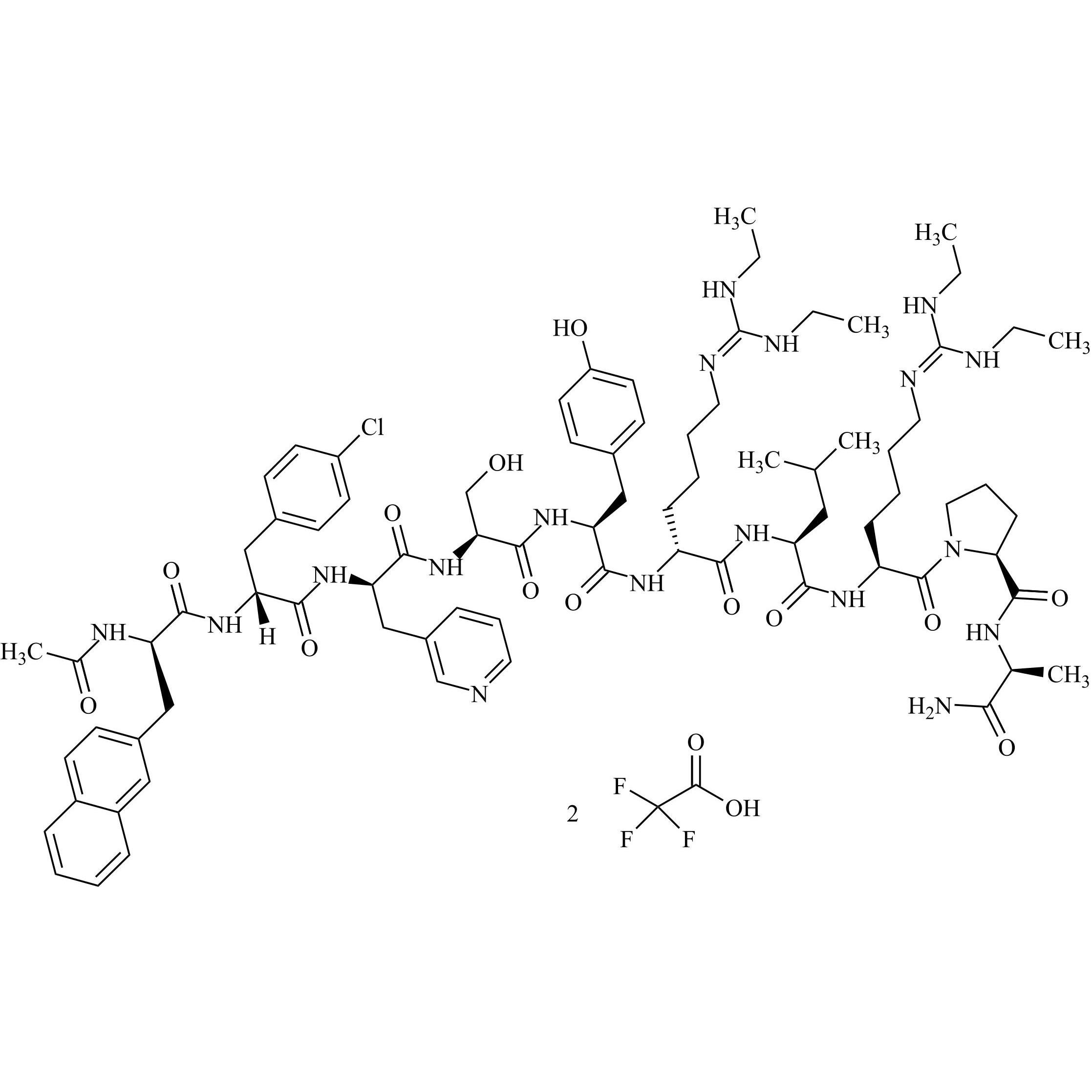Show details for Ganirelix Impurity 3 Ditrifluoroacetate Picture of Ganirelix Impurity 3 Ditrifluoroacetate