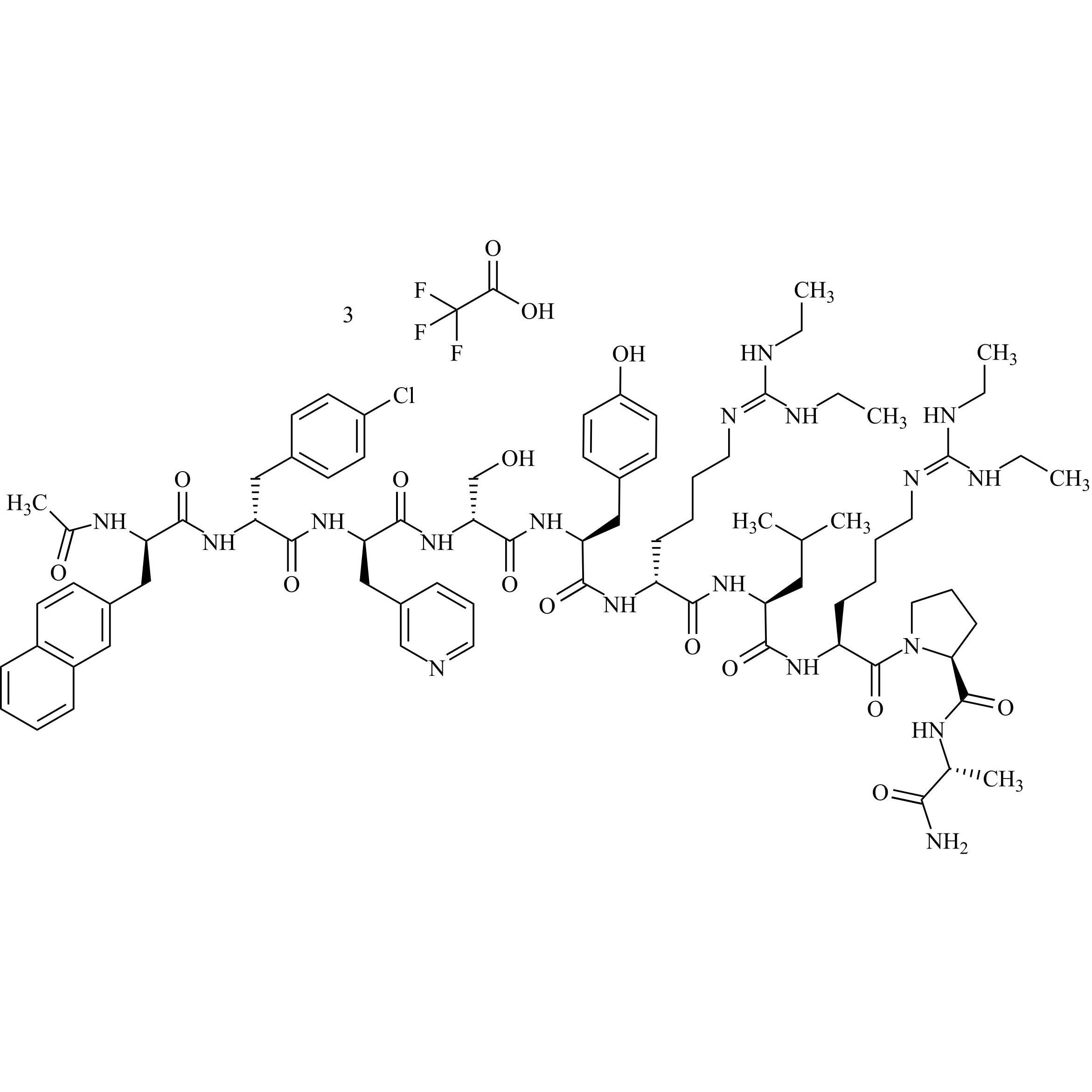 Show details for Ganirelix Impurity 4 Tritrifluoroacetate Picture of Ganirelix Impurity 4 Tritrifluoroacetate