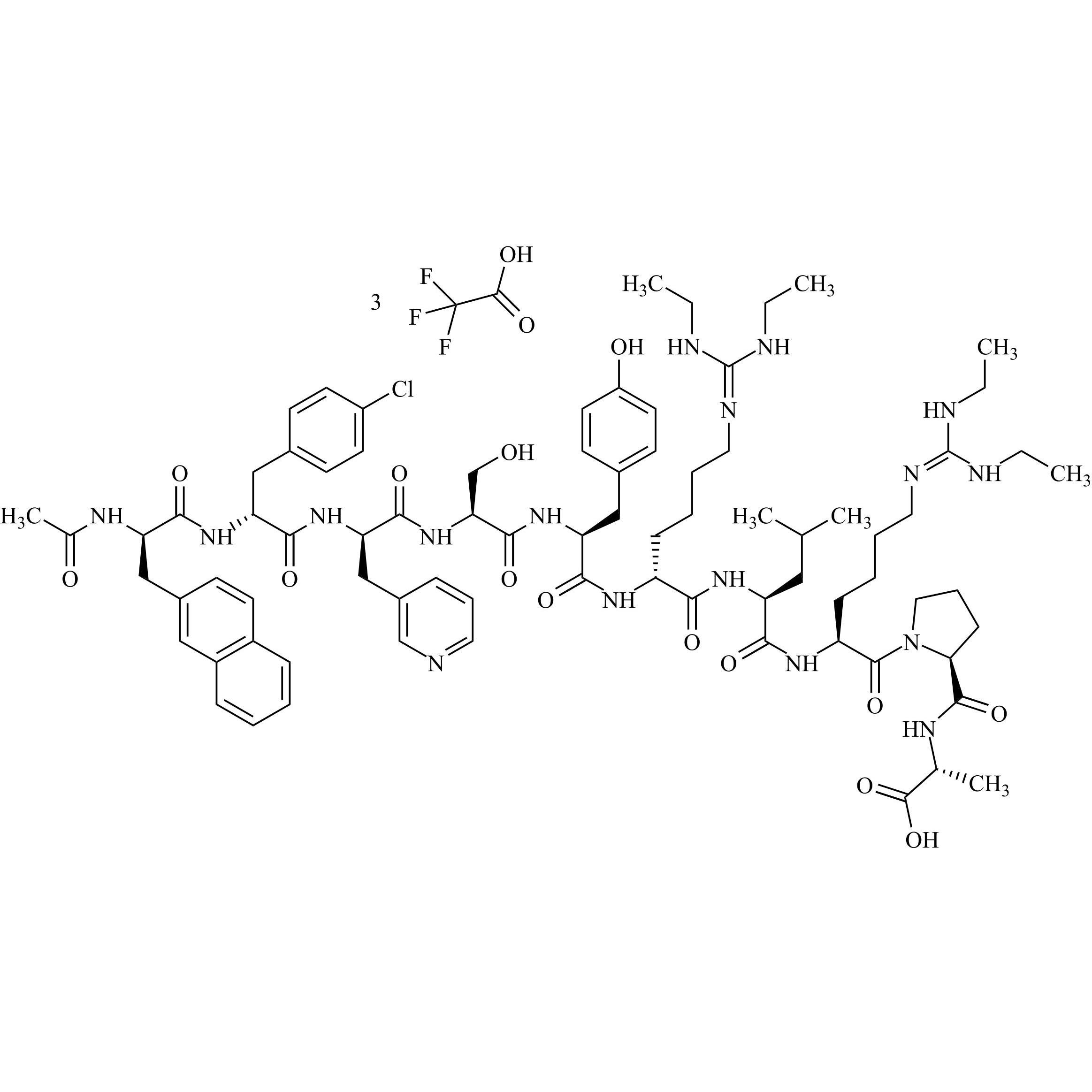 Show details for Ganirelix Impurity 7 Tritrifluoroacetate Picture of Ganirelix Impurity 7 Tritrifluoroacetate