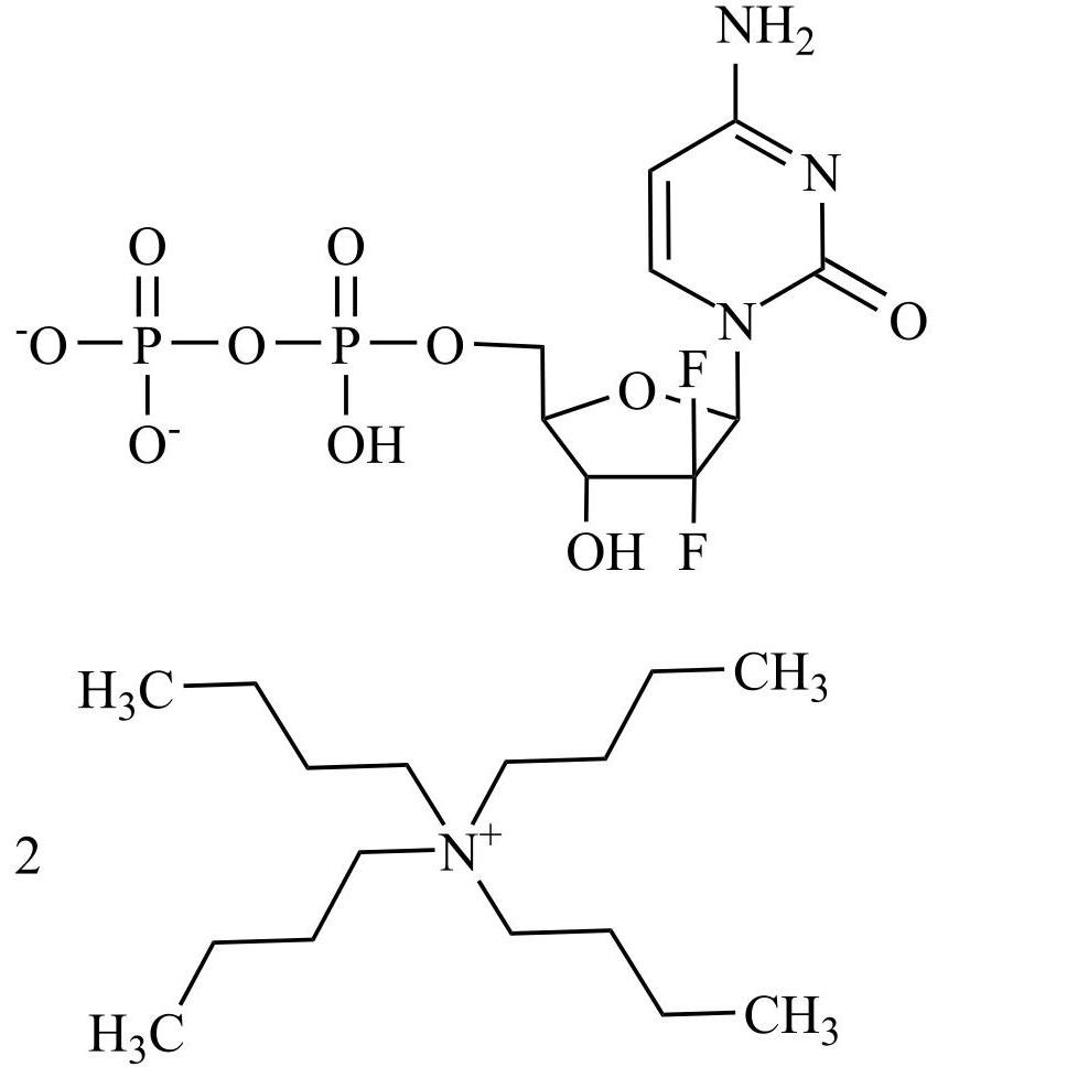 Show details for Gemcitabine Diphosphate Ditetrabutylammonium Salt Picture of Gemcitabine Diphosphate Ditetrabutylammonium Salt