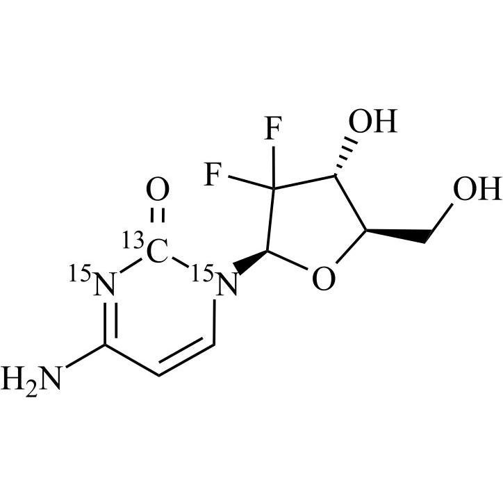 Show details for Gemcitabine-13C-15N2 Picture of Gemcitabine-13C-15N2