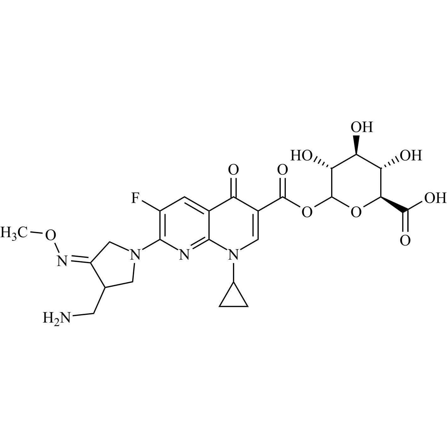 Show details for Gemifloxacin Acyl Glucuronide Picture of Gemifloxacin Acyl Glucuronide