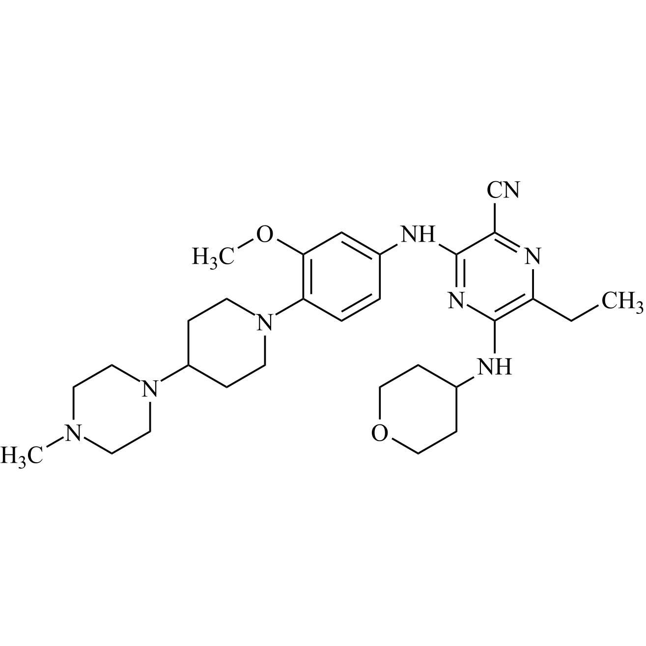 Picture of Gilteritinib Nitrile Impurity