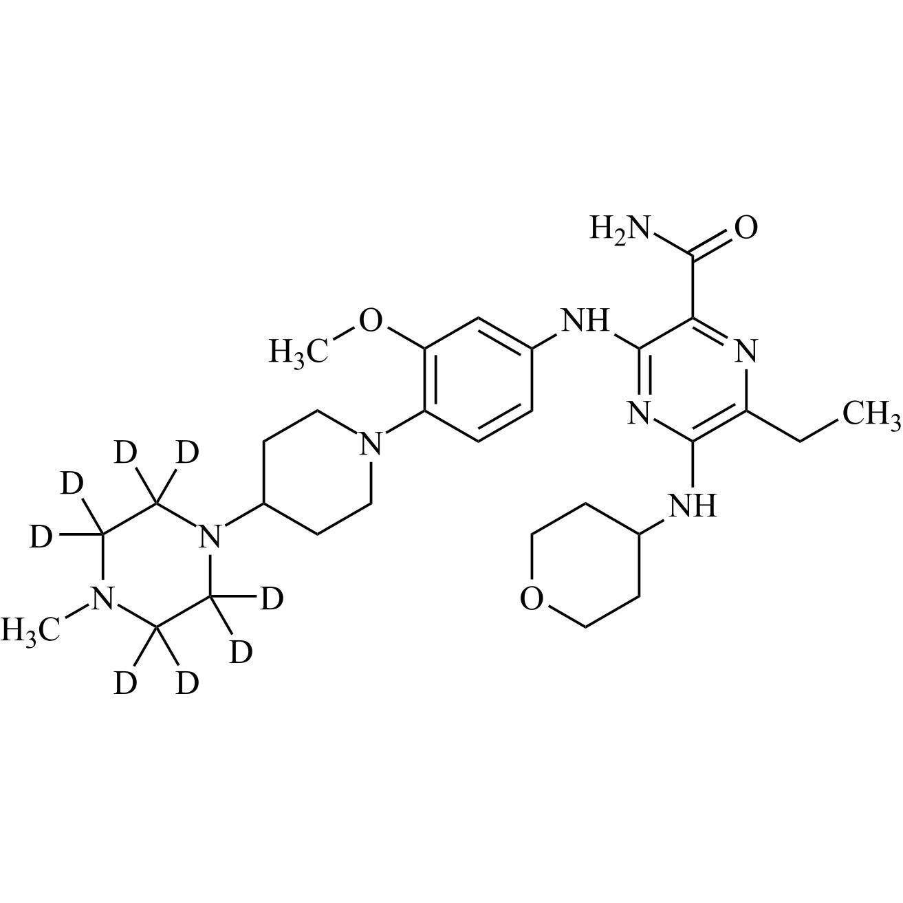 Picture of Gilteritinib-d8