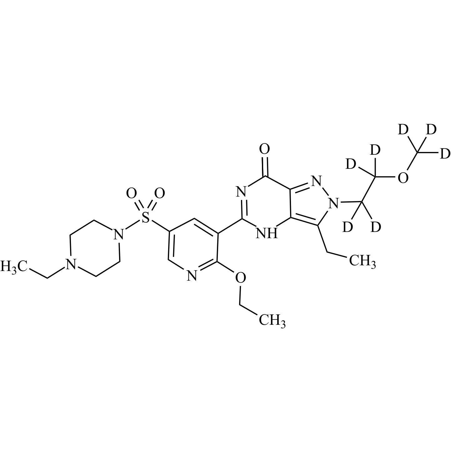Show details for Gisadenafil-d7 Picture of Gisadenafil-d7
