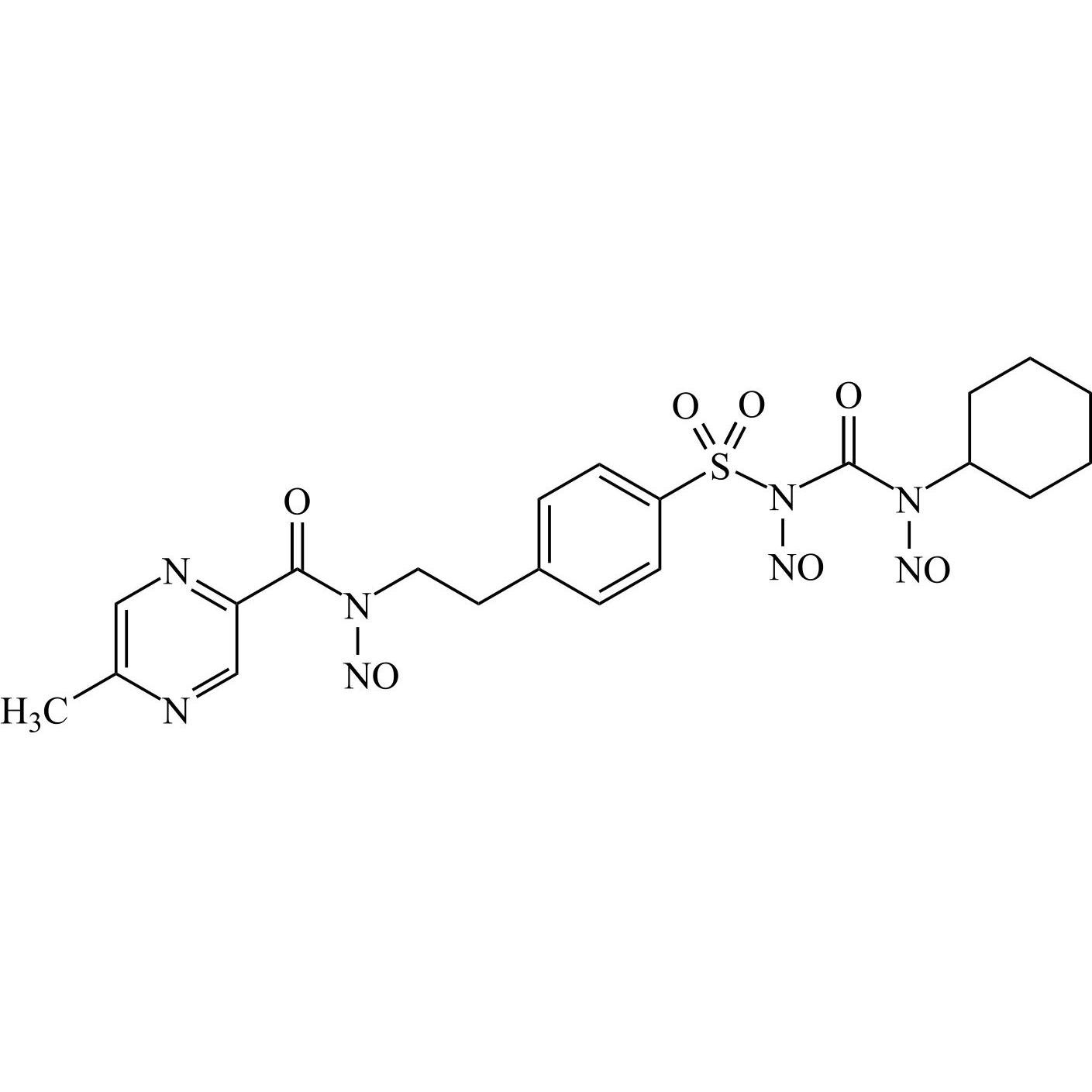 Show details for N1,N2,N3-Trinitroso Glipizide Picture of N1,N2,N3-Trinitroso Glipizide