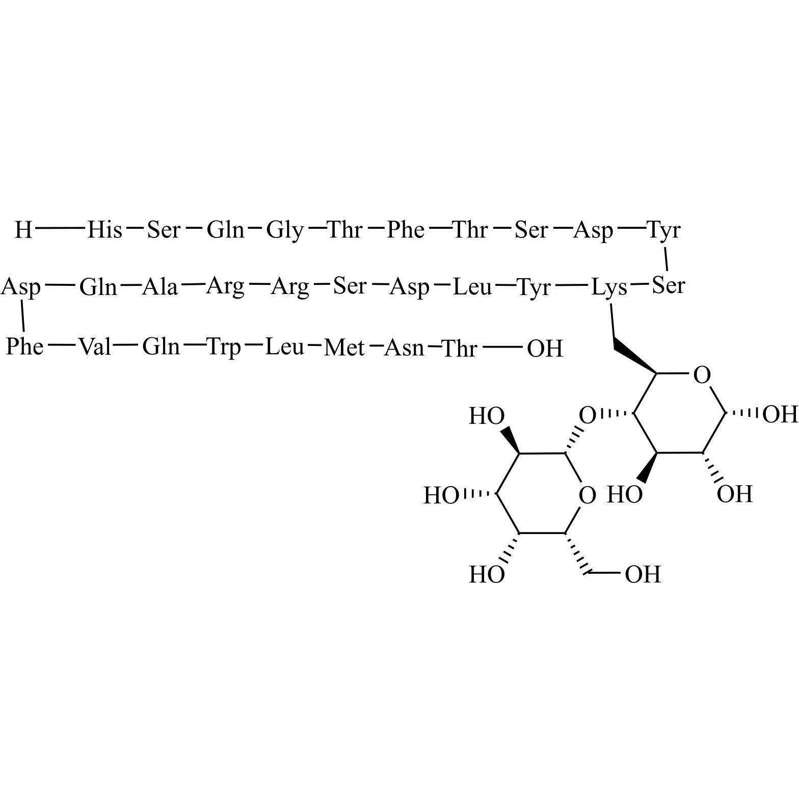 Picture of Glucagon lactose adduct 3