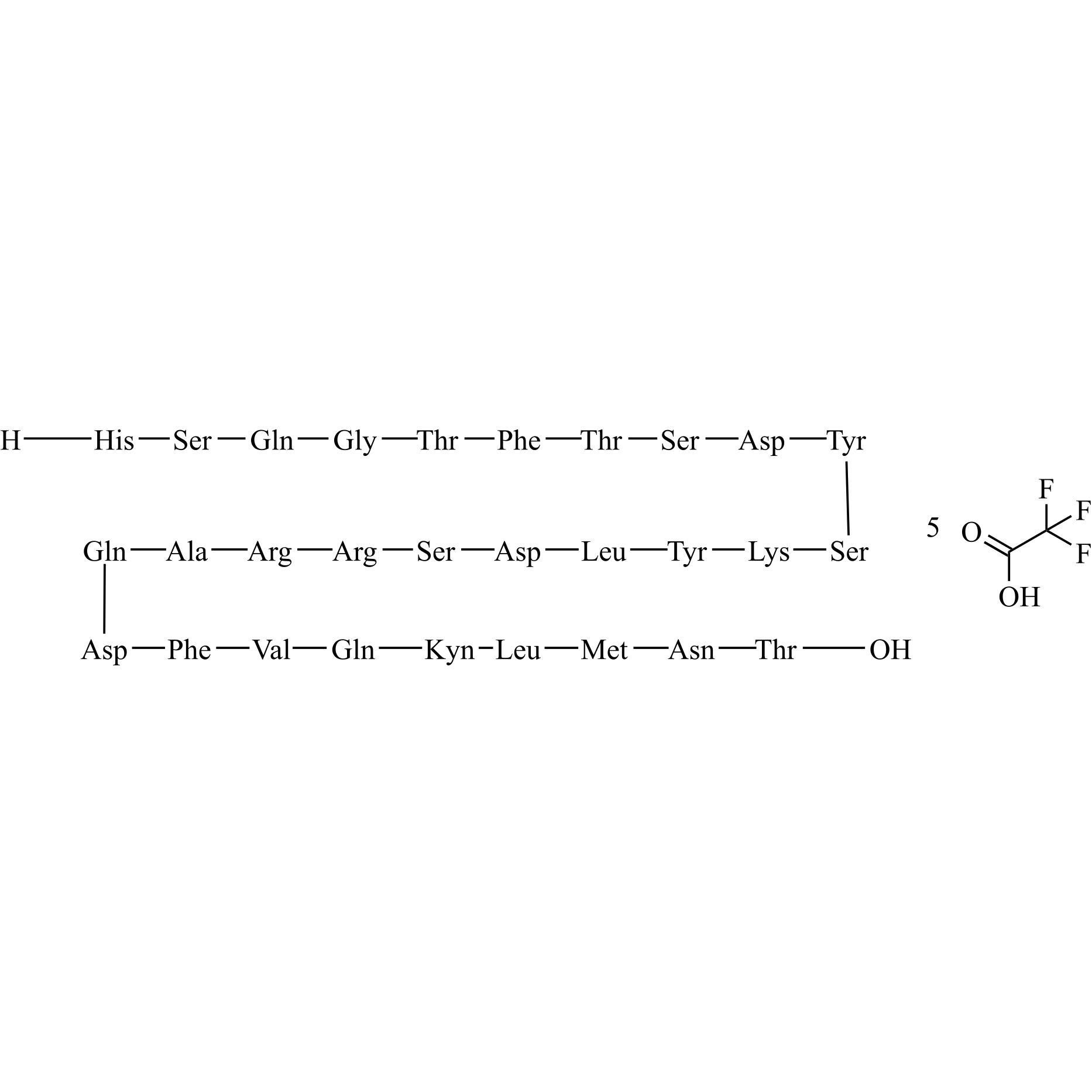 Picture of 25-Kynurenine Glucagon Pentatrifluoroacetate