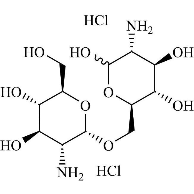 Picture of 2-Amino-6-O-(2-amino-2-deoxy-a-D-glucopyranosyl)-2-deoxy-D-glucose 2HCl