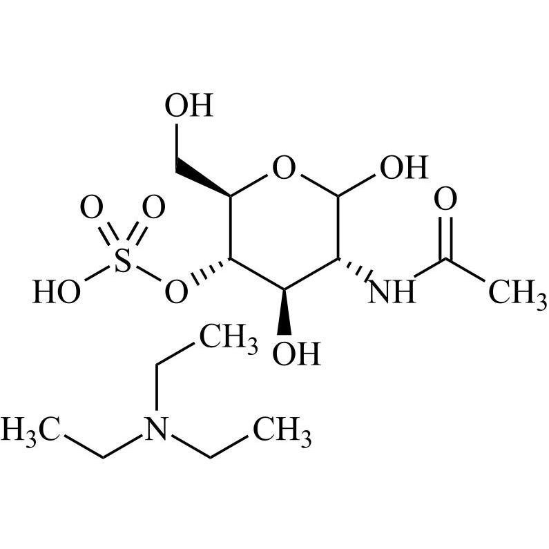 Picture of N-Acetylglucosamine 4-Sulfate Triethylamine Salt (Mixture of Diastereomers)