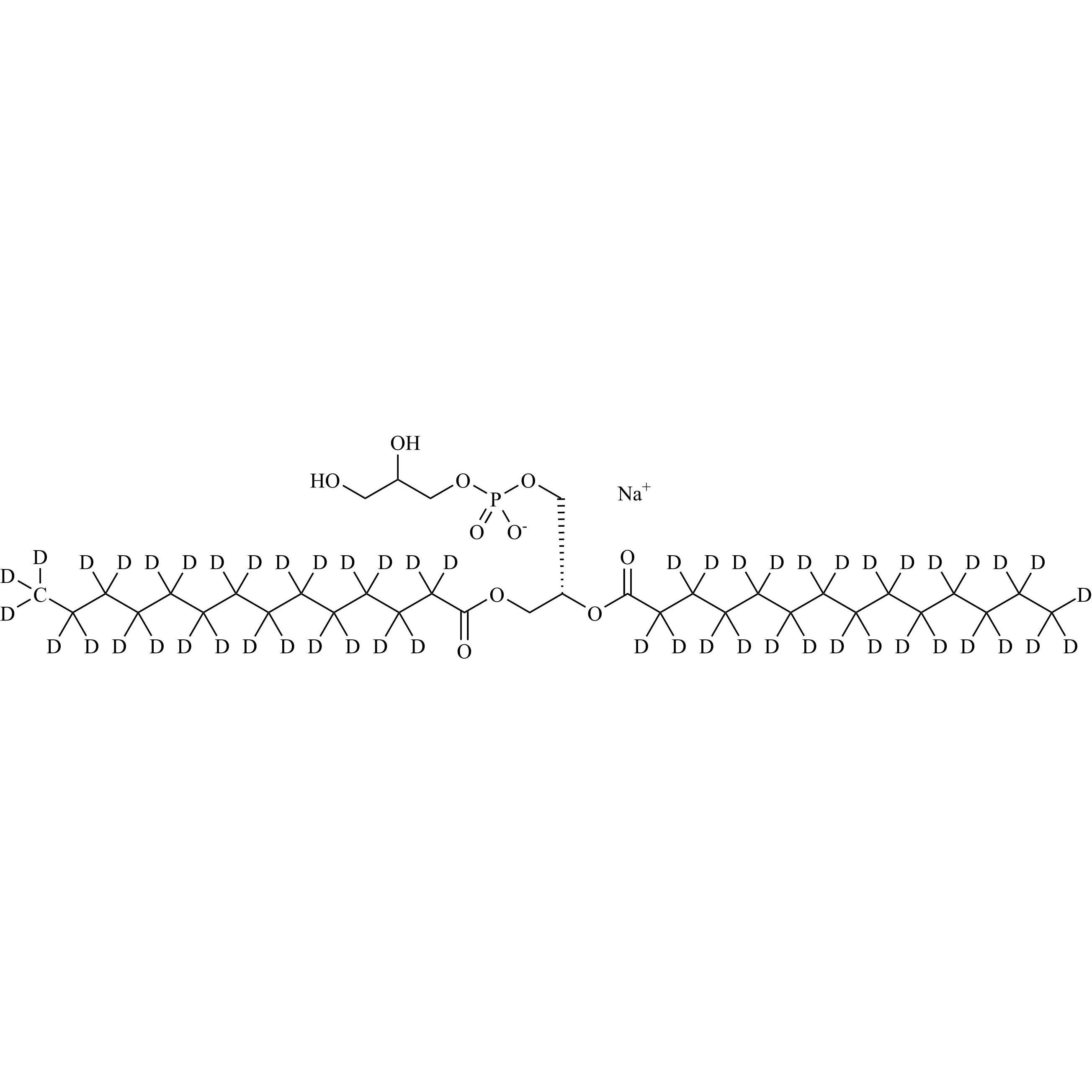 Picture of 1,2-Dimyristoyl-sn-Glycero-3-Phospho-rac-(1-Glycerol)-d54 Sodium Salt