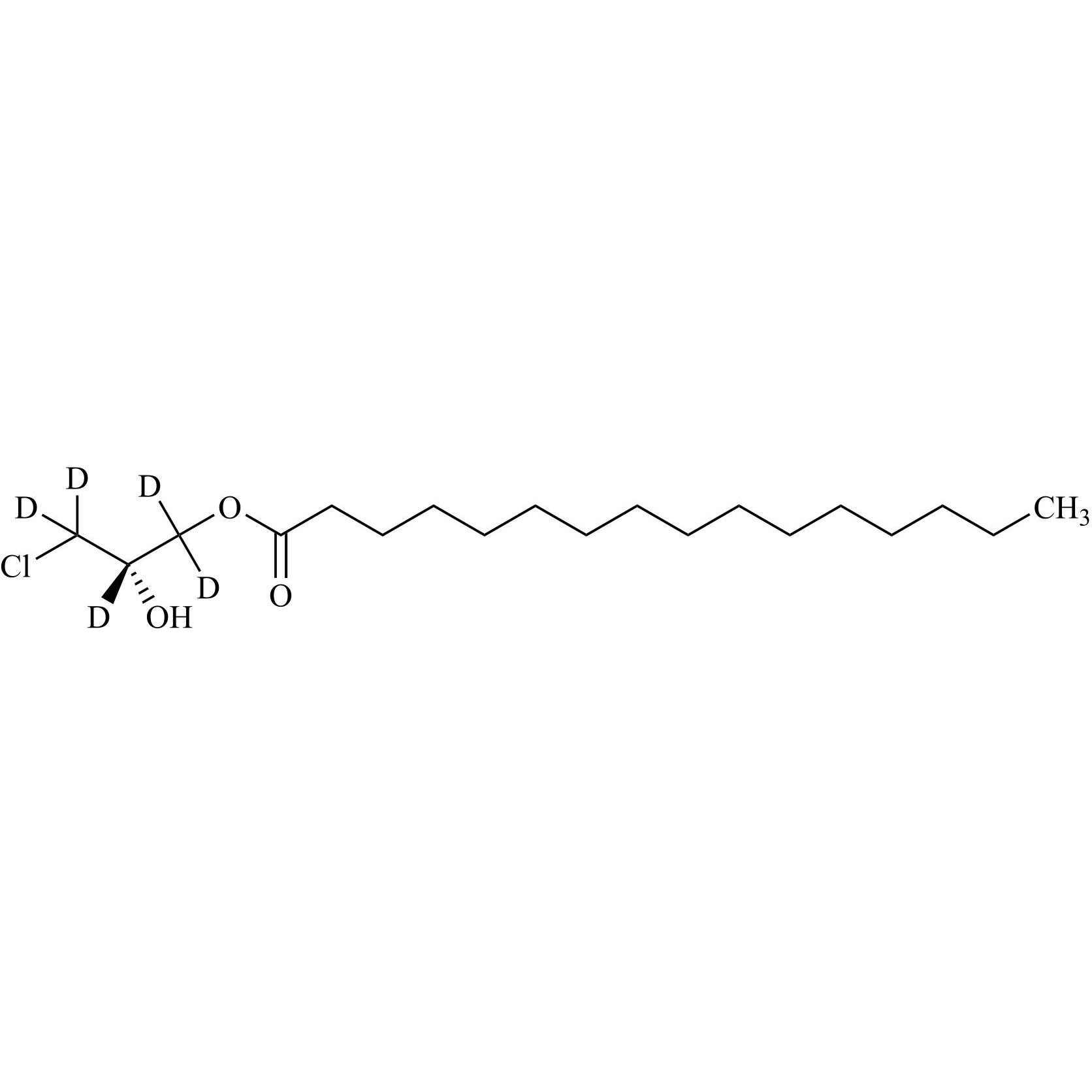 Picture of rac-1-Palmitoyl-3-chloropropanediol-d5